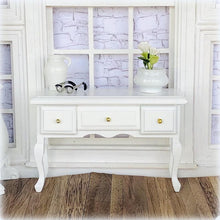 White Console Table - Miniature