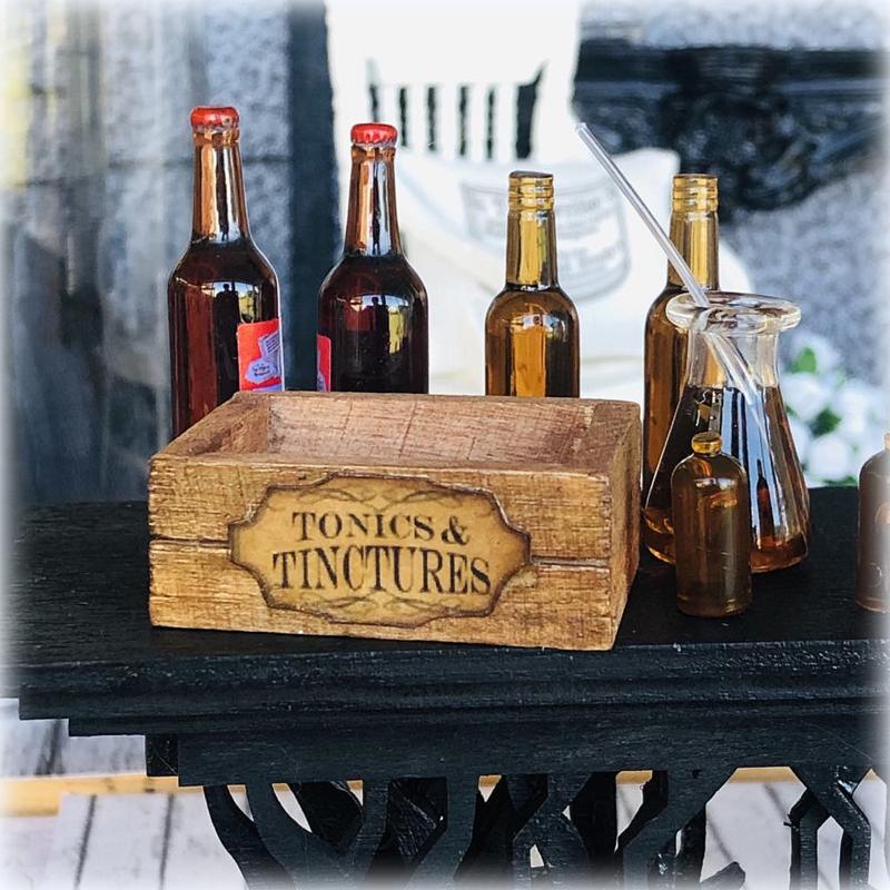 Tonics and Tinctures Crate - Miniature