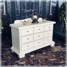 White Apothecary-Style 9 Drawer Cabinet - Miniature