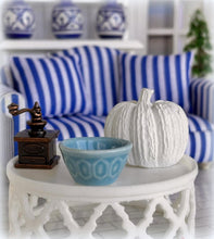 Dollhouse blue farmhouse baking bowl kitchen