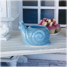 Blue Snail Planter Pot - Miniature