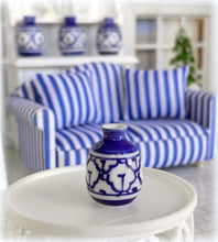 Dollhouse Blue vase crockery Hamptons decor