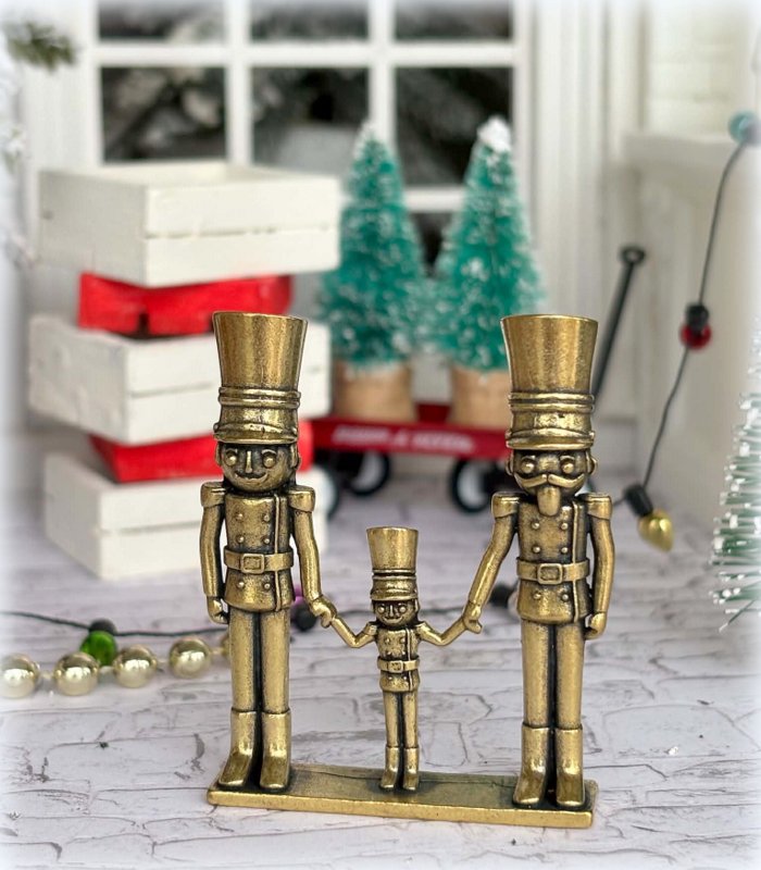 Dollhouse Miniature Christmas Nutcracker Soldiers