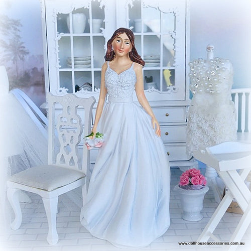 Dollhouse modern bride doll figure