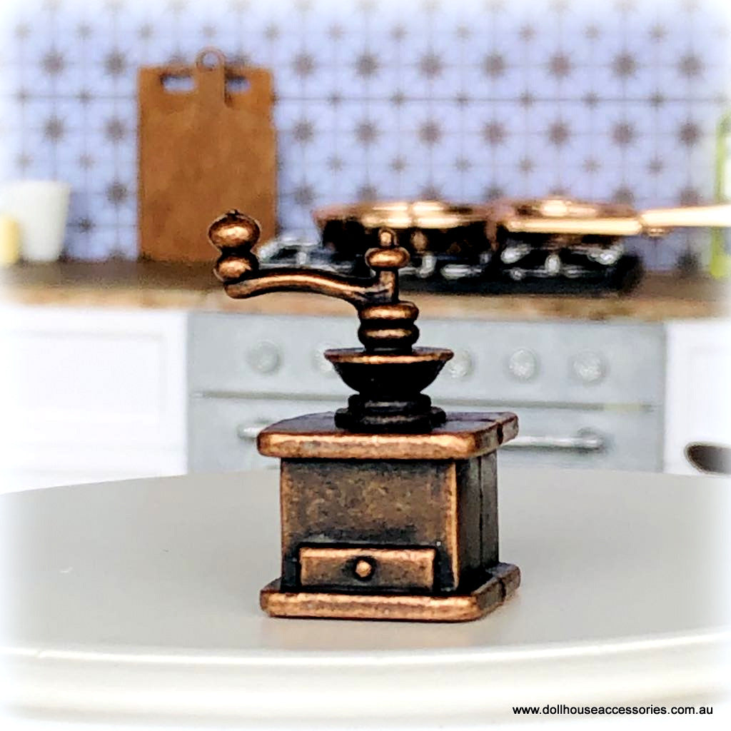 Dollhouse coffee grinder vintage style