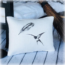 Cushion - Bird and Feather - Miniature