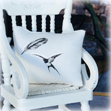 Cushion - Bird and Feather - Miniature