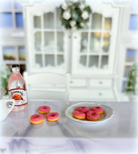 Dollhouse raspberry pink donuts
