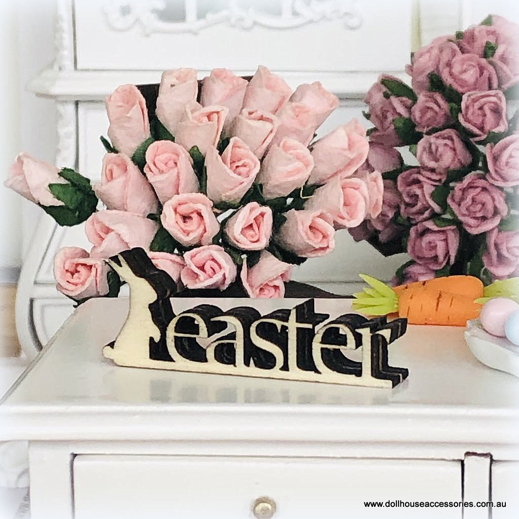 Easter Words Ornament - Unpainted - Miniature