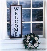 Welcome Sign - Framed - 8 cm
