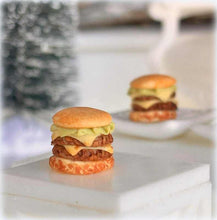 Dollhouse burger double patty takeaway food