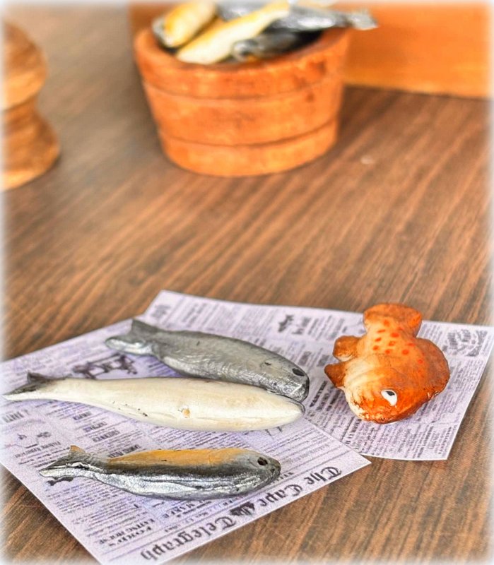 4 Different Kind of Fish - Miniature