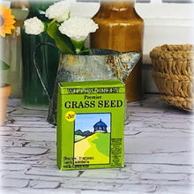 Dollhouse miniature garden grass seed