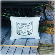 Dollhouse miniature cushion industrial chic