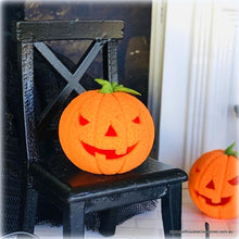Dollhouse pumpkin carved jack o lantern halloween