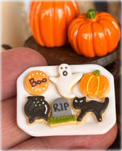 Dollhouse Halloween themed cookies treats