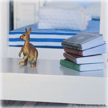 Dollhouse mini kangaroo for toy scene nursery