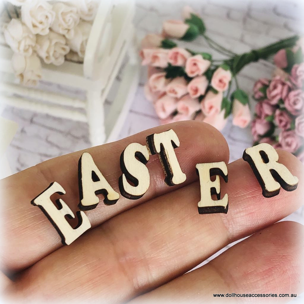 EASTER Letters - Unpainted - Miniature