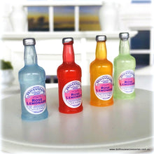 Rose Lemonade Bottles x 4 -  Miniature
