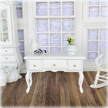 White Console Table - Miniature