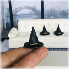 Dollhouse miniature witch hat halloween