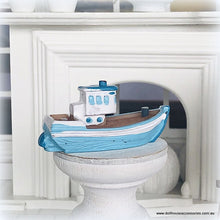 Tug Boat - Blue - Miniature
