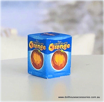 Dollhouse Miniature chocolate ORange traditional Christmas gift