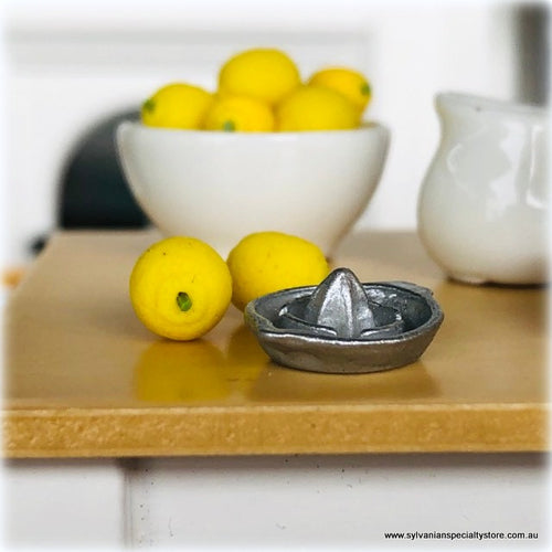 Dollhouse miniature lemon squeezer