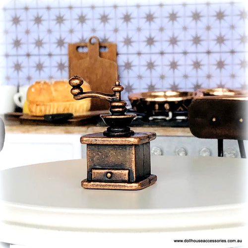 Dollhouse coffee grinder vintage style