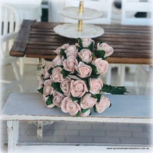Bouquet of Pale Pink Roses - Miniature