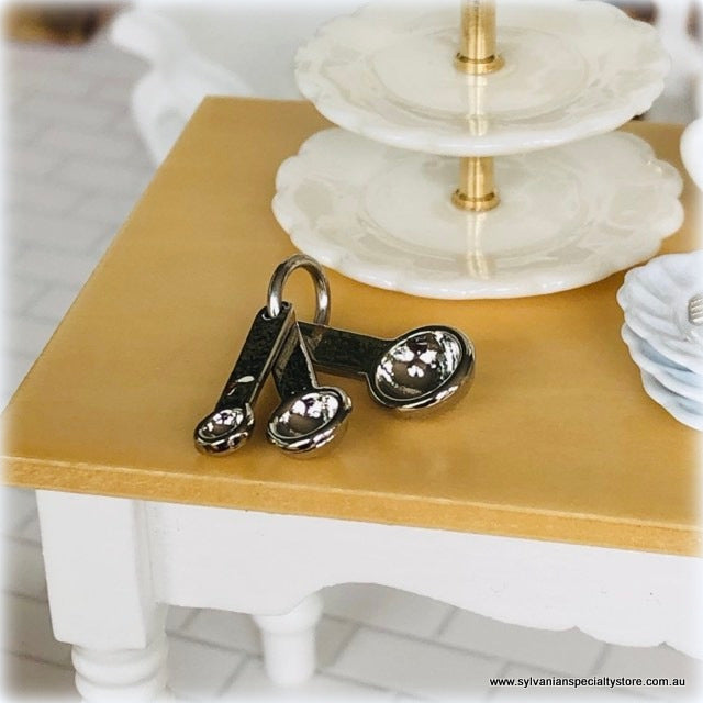 Dollhouse miniature kitchen measuring spoons