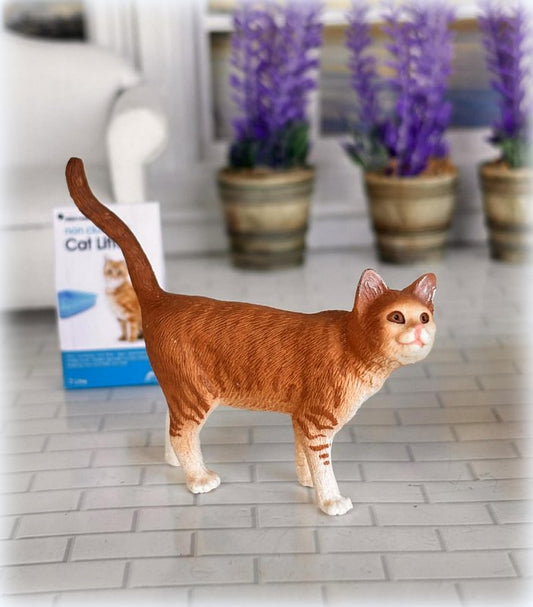 Schleich Ginger cat suitable for 1:12 scale