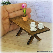 Cross Leg Coffee Table - Miniature