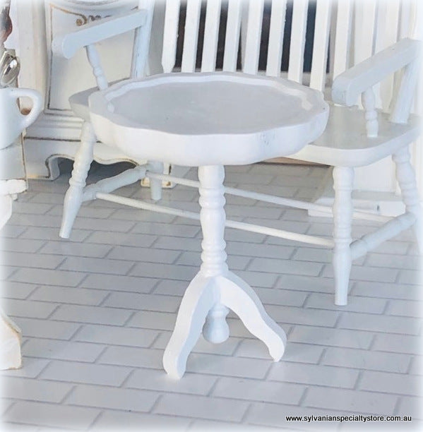 Dollhouse furniture white side table