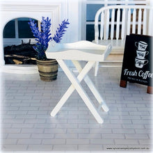 Tray Table -White Wood - Miniature