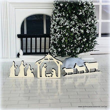 Nativity Scene - Unpainted 3 cm - Miniature