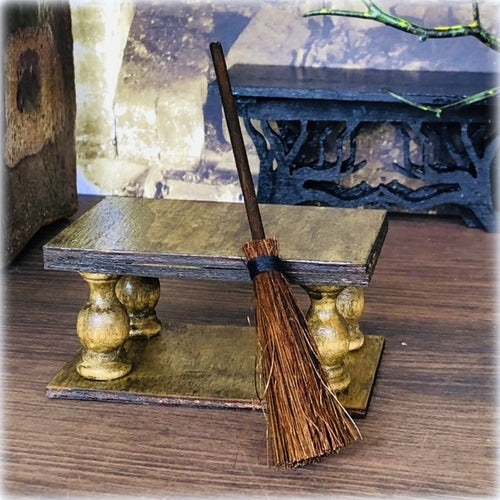 Dollhouse halloween apothecary dark broomstick