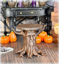 Old Wise Man Tree Trunk Side Table - Miniature