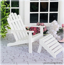 Adirondack Chair with Footrest - Miniature