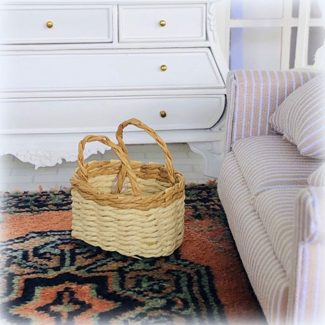 Dollhouse Woven Basket 