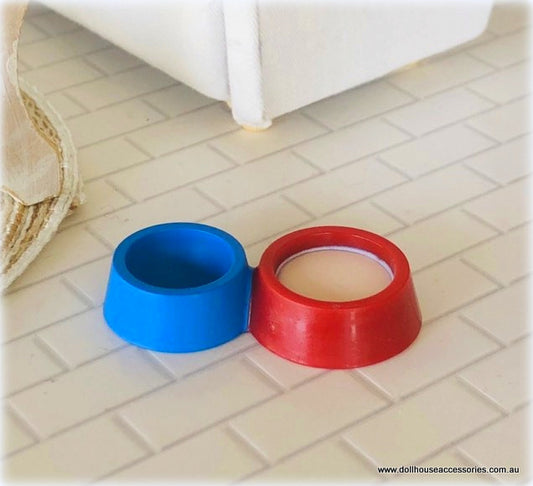 Dollhouse pet food bowl milk