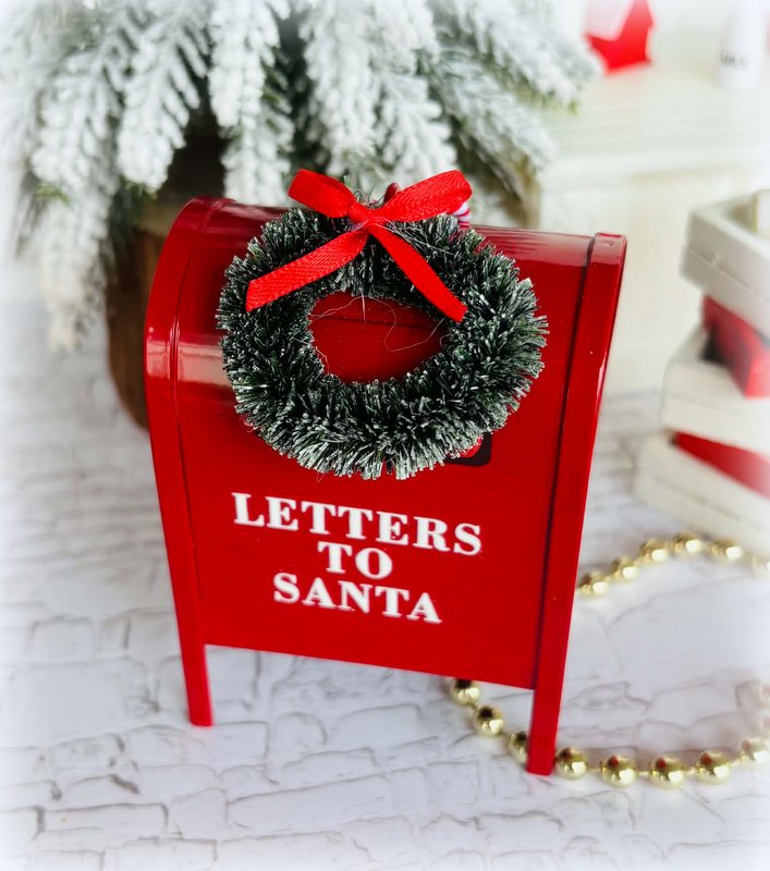 Red Letters to Santa Mailbox