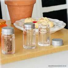 Canning Jar with Lid x 2 - Plastic - Miniature