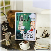 Sign - Italia Caffe - Miniature