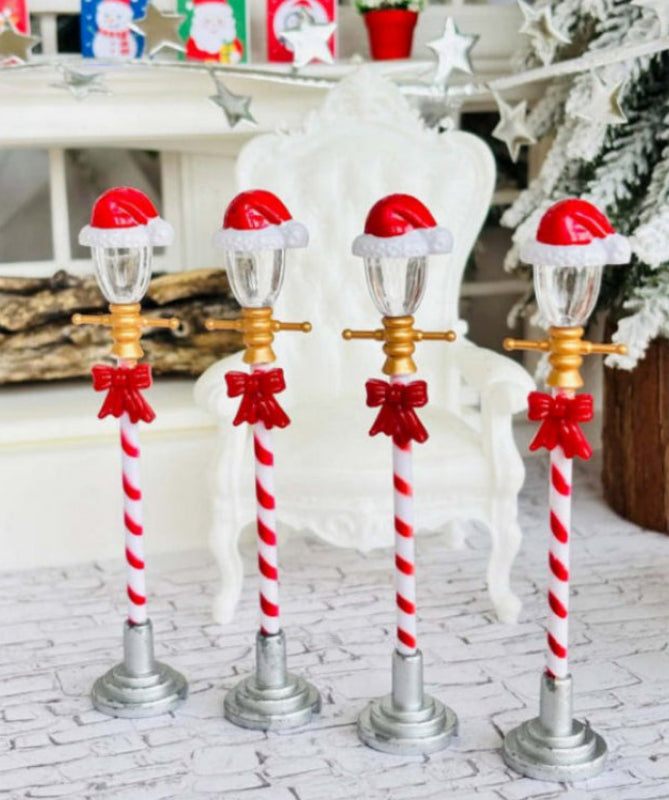 Dollhouse Festive Magic Candy Cane Street Lights