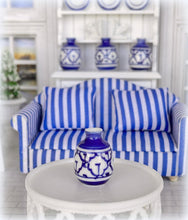 Dollhouse Blue vase crockery Hamptons decor