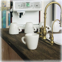 Dollhouse modern white mugs