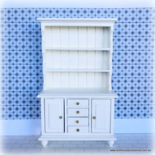 Dollhouse white kitchen hutch