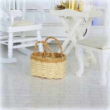 Woven Two-Tone Medium Basket - Miniature