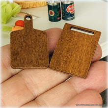 Pair of Wooden Chopping Boards - Miniature